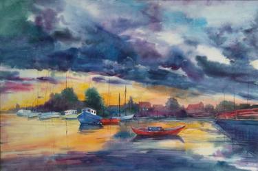 Print of Documentary Boat Paintings by Anna Piotrowiak