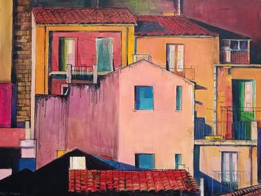 Print of Figurative Architecture Paintings by Anna Piotrowiak