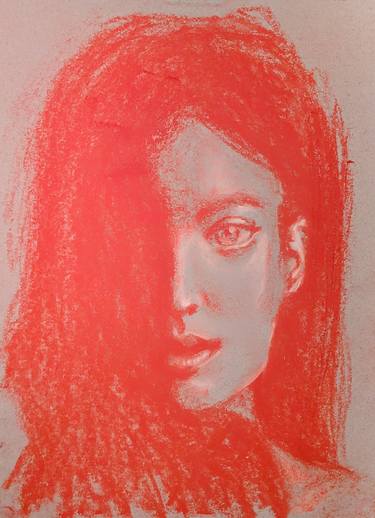 Print of Portrait Drawings by Ana Rodriguez