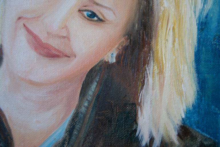 Original Impressionism Portrait Painting by Hanna Plashchynskaya