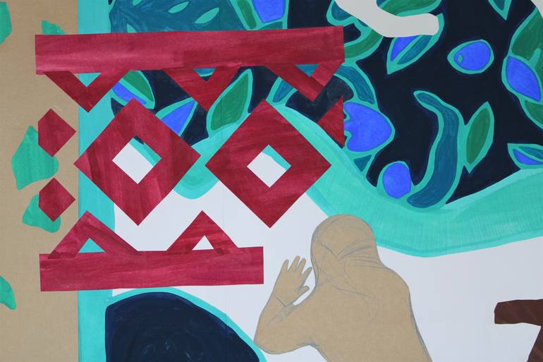 Original Figurative People Painting by Iustina Banu