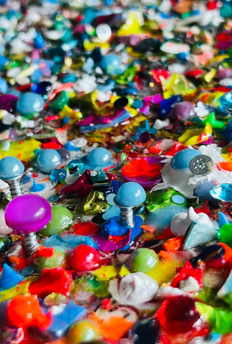 Original Art Deco Abstract Mixed Media by Natalia Kuruch