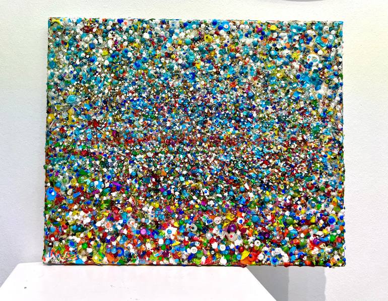 Original Art Deco Abstract Mixed Media by Natalia Kuruch