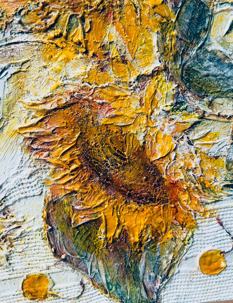 Original Color Field Painting Botanic Digital by Natalia Kuruch