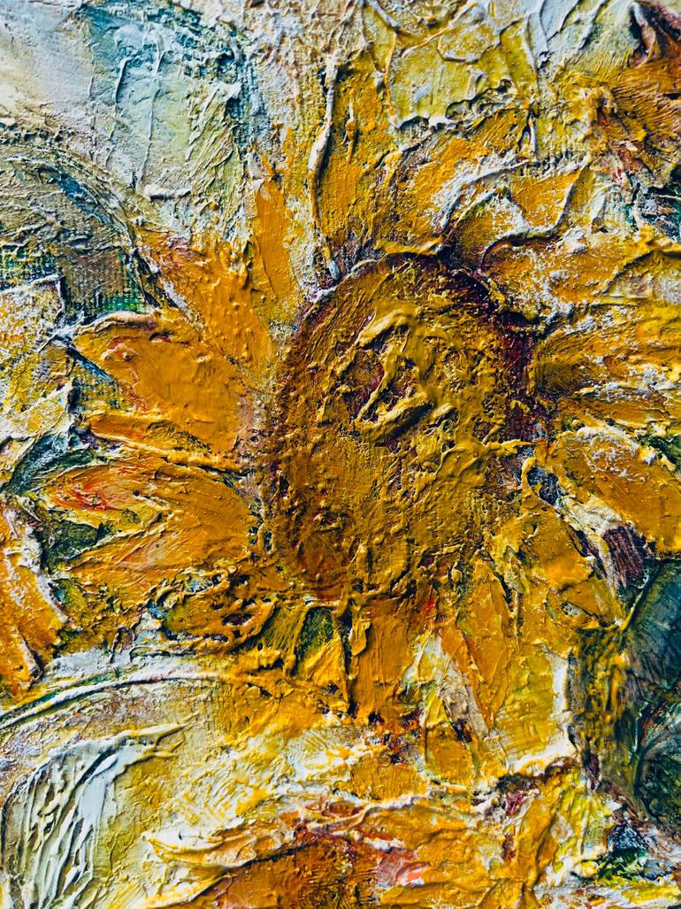 Original Color Field Painting Botanic Digital by Natalia Kuruch