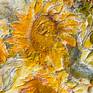 Yellow Sunflowers / detail 3: Natalia Kuruch