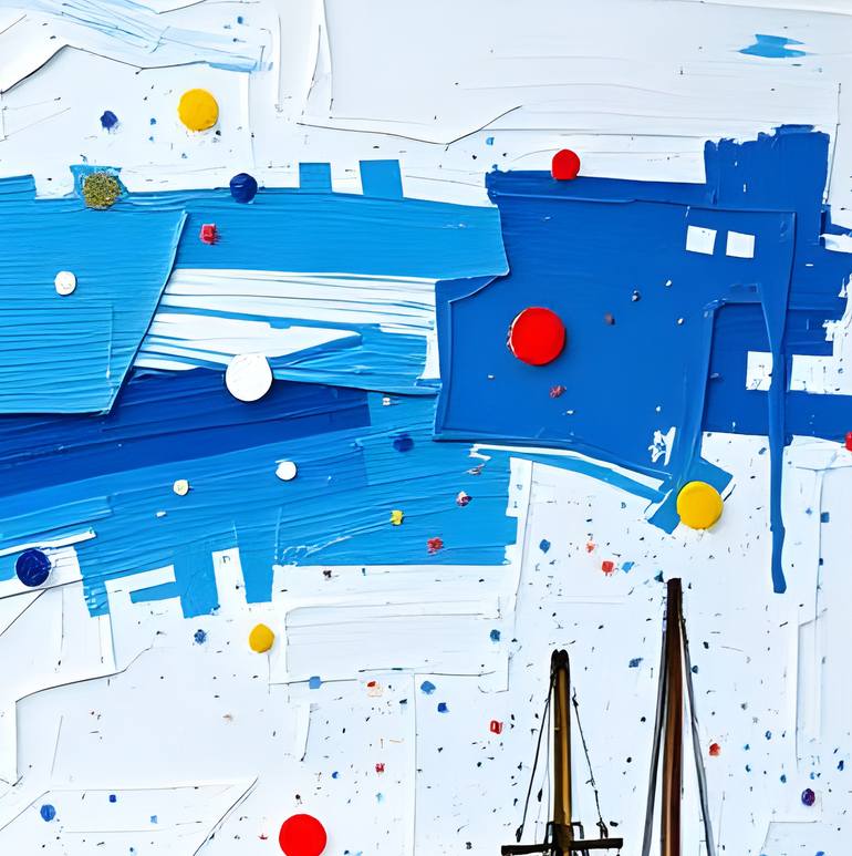 Original Contemporary Seascape Painting by Natalia Kuruch