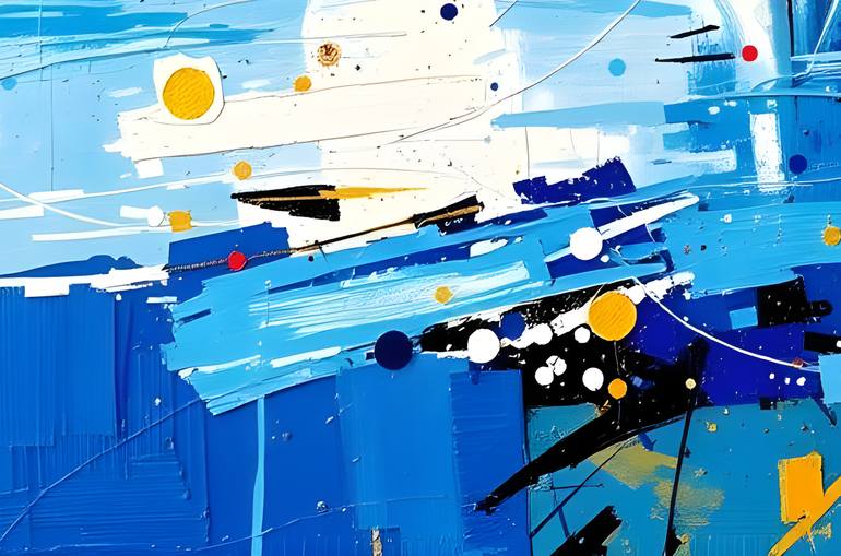 Original Contemporary Seascape Painting by Natalia Kuruch