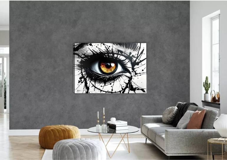 Original Abstract Expressionism Abstract Painting by Natalia Kuruch