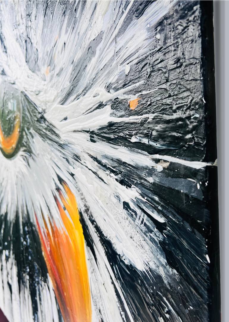 Original Abstract Expressionism Animal Painting by Natalia Kuruch