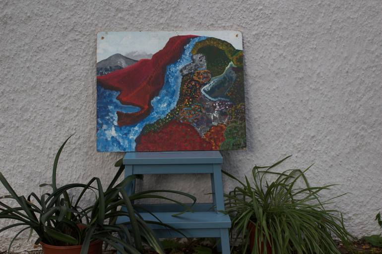 Original Expressionism Landscape Painting by Arnar Birgis