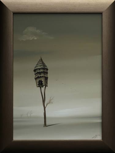 Print of Surrealism Fantasy Paintings by Alexander Jazykov