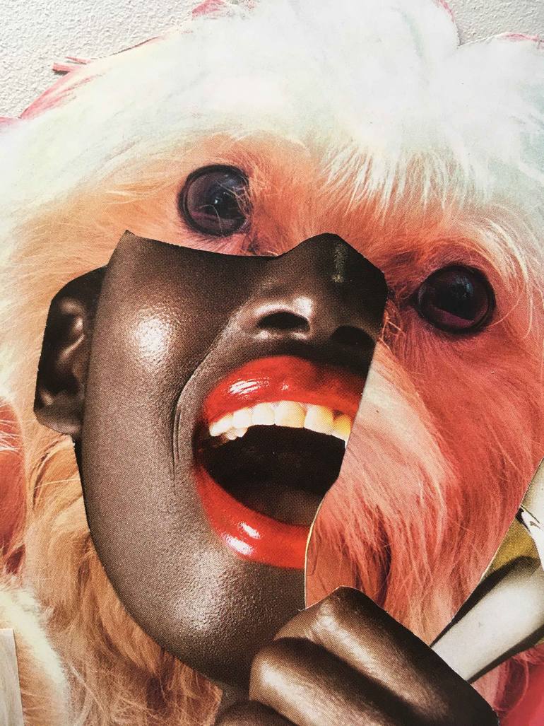 Original Conceptual Animal Collage by Anne-Julie Hynes