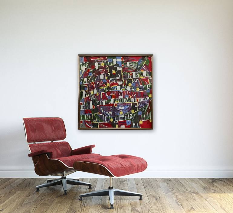 Original Modern Abstract Painting by Anne-Julie Hynes