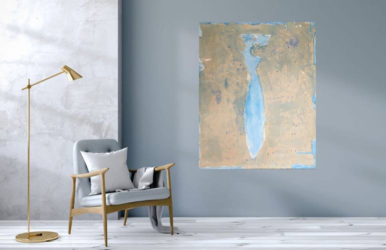 Original Fine Art Abstract Painting by Anne-Julie Hynes