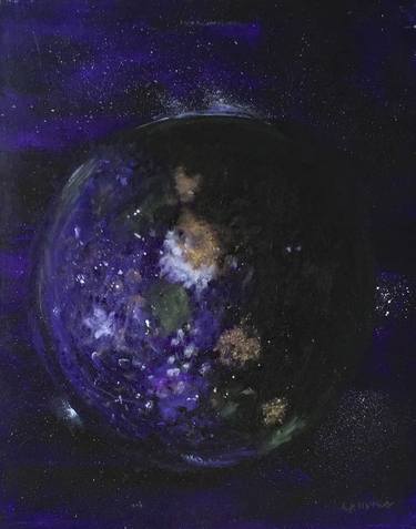 Original Outer Space Paintings by Anne-Julie Hynes