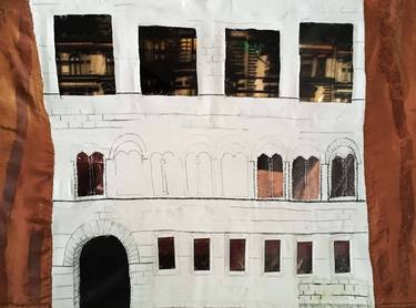 Original Architecture Paintings by Anne-Julie Hynes
