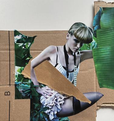 Original Conceptual Body Collage by Anne-Julie Hynes