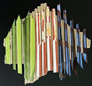 Original Geometric Collage by Anne-Julie Hynes