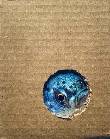 Original Fish Collage by Anne-Julie Hynes