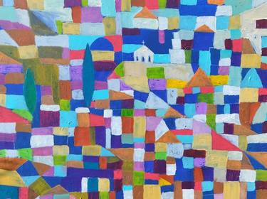 Original Cubism Abstract Paintings by Tam Nightingale