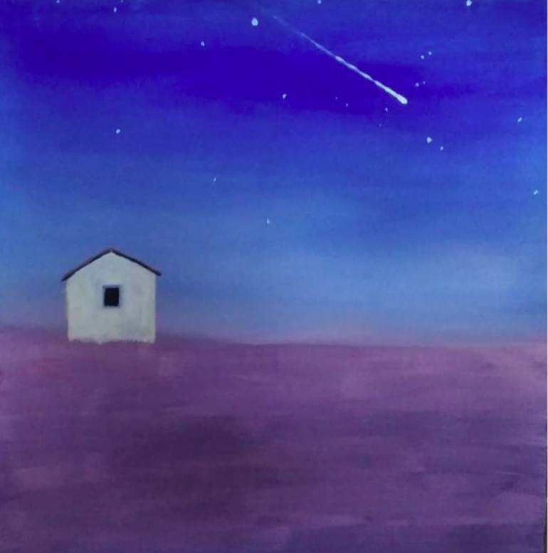 Shooting Star Painting by Tam Nightingale Saatchi Art