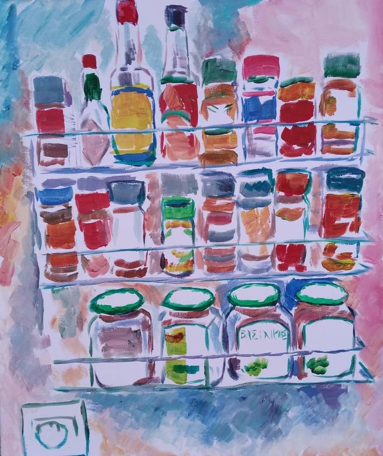 Spice Rack Painting by Tam Nightingale Saatchi Art