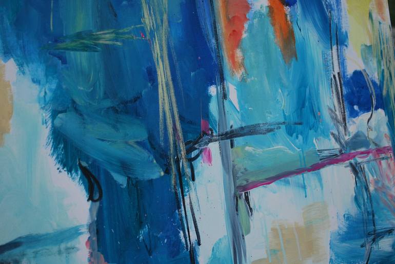 Original Abstract Expressionism Abstract Painting by Tam Nightingale