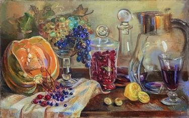 Original Still Life Paintings by Nino Geladze