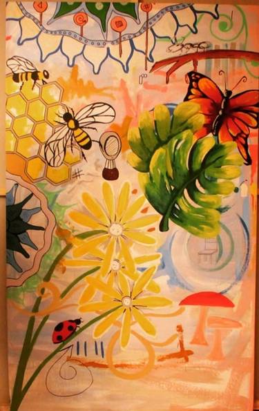 Saatchi Art Artist Cristian Medina; Paintings, “Bees are life” #art