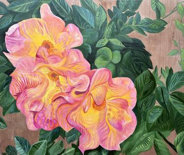 Original Expressionism Botanic Paintings by Aeravi Link