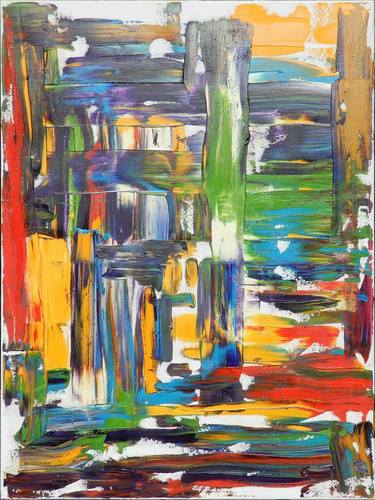 Original Abstract Paintings by Michel Dikovec