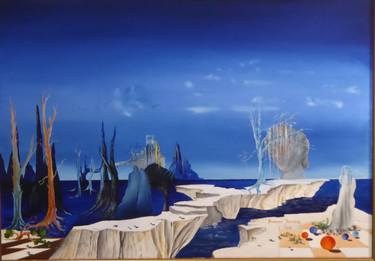 Original Surrealism Fantasy Paintings by bernard jageneau