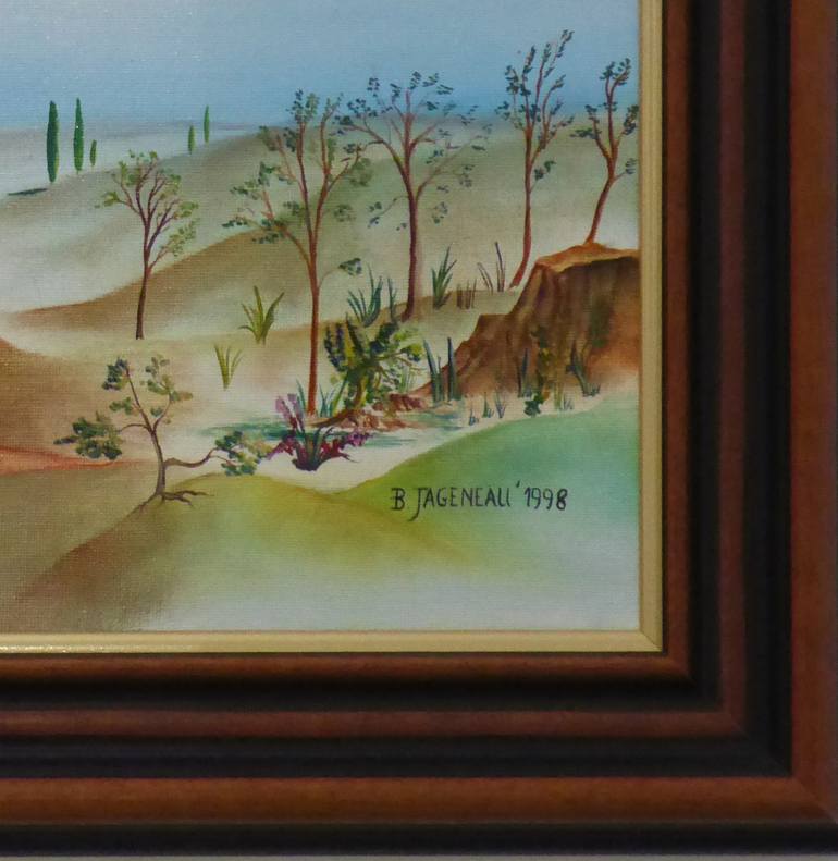 Original Figurative Landscape Painting by Bernard Jageneau