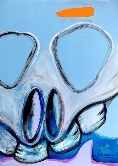 Original Street Art Abstract Painting by Veselin Tsakov