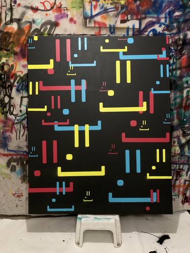 Original Abstract Paintings by EQUAL dot BRACKET