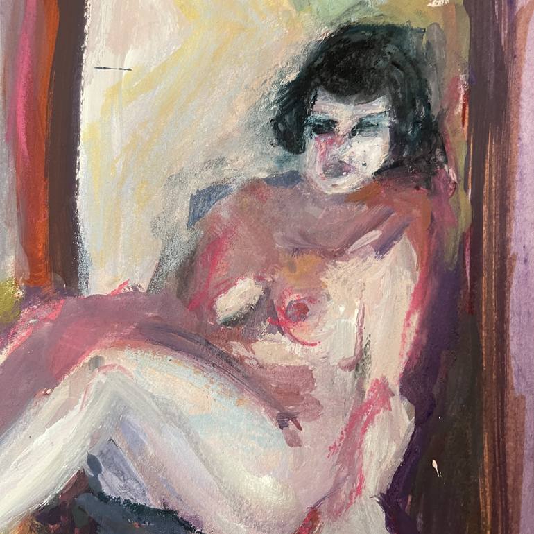 Original Nude Painting by Lynn Stein