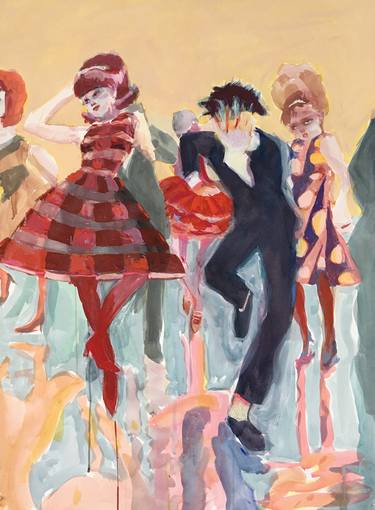 Print of Expressionism Fashion Paintings by Lynn Stein