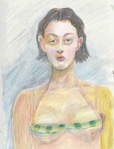 Original Portraiture Portrait Drawings by Lynn Stein