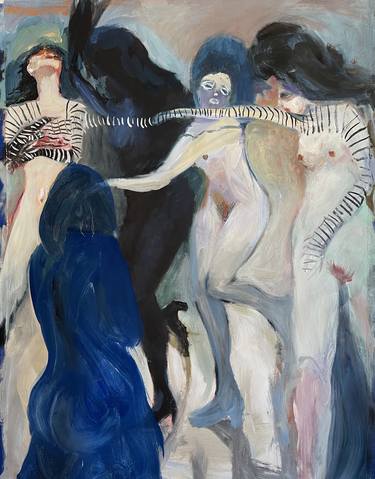 Original Figurative Women Paintings by Lynn Stein