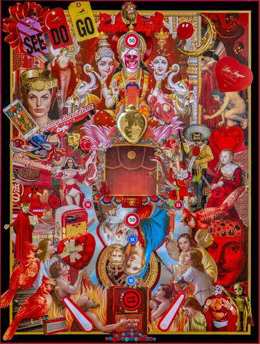 Print of Surrealism Religion Collage by Ernesto Muñiz