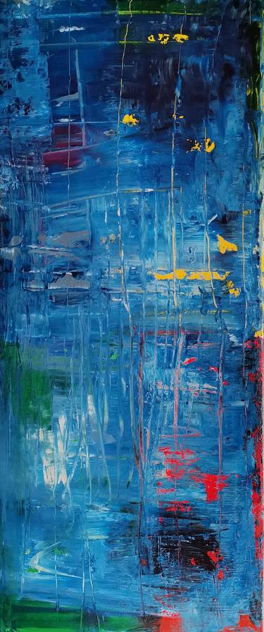 Original Abstract Expressionism Abstract Paintings by Goce Bogdanoski