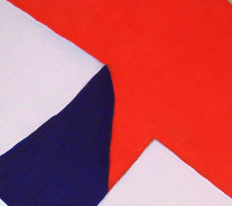 Original Abstract Expressionism Geometric Painting by Goce Bogdanoski