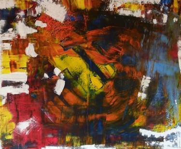 Print of Abstract Expressionism Abstract Paintings by Goce Bogdanoski