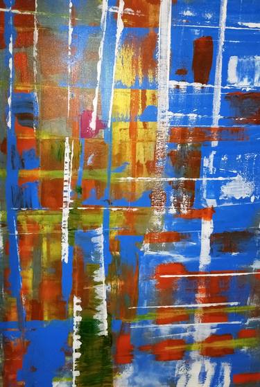Original Abstract Expressionism Abstract Paintings by Goce Bogdanoski