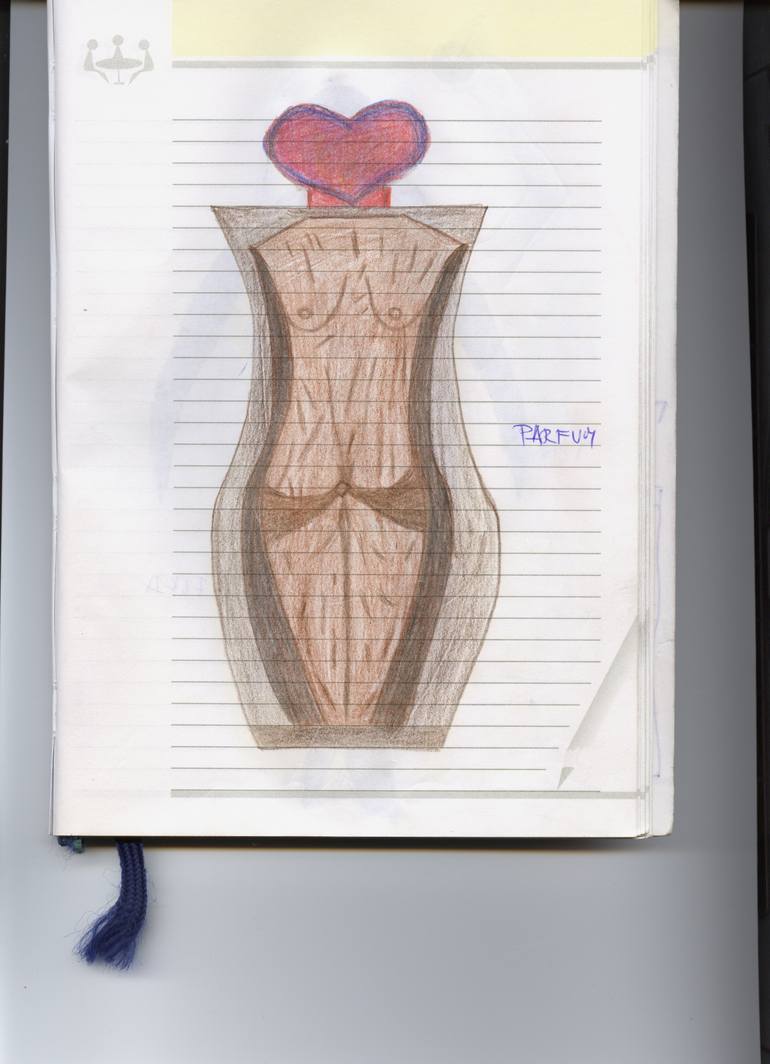 Original Art Deco Women Painting by Goce Bogdanoski