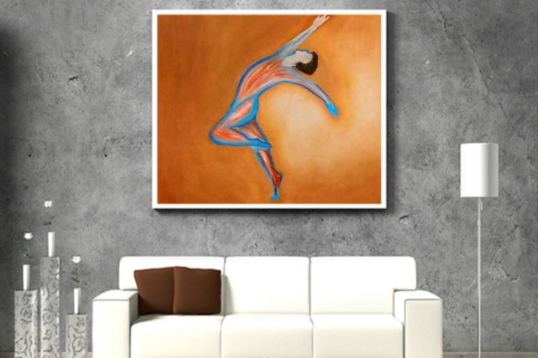 Original Figurative Abstract Painting by Rosario Aufiero
