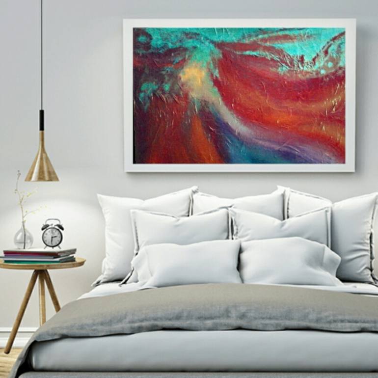 Original Modern Abstract Painting by Rosario Aufiero