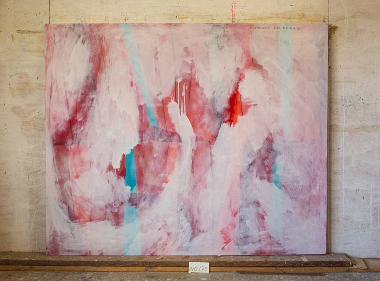 Original Abstract Painting by Mykola Kryvenko