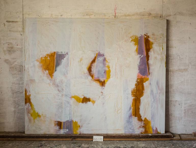 Original Abstract Expressionism Abstract Painting by Mykola Kryvenko